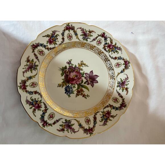 Plates Collectible Antique Bavarian V dinner plates (7) Pattern Bav 146 10 ins. - Picture 9 of 11